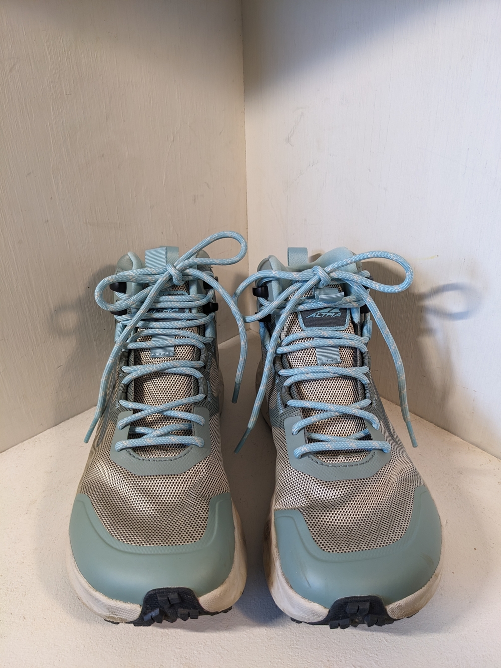 Altra Women's Light Blue Mesh Trail Sneakers - Picture 2 of 9